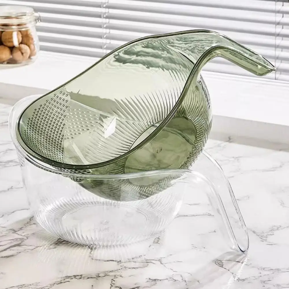 Rice Washing Bowl Plastic Colander Sieve Vegetable Drainer Basket Kitchen Tools Food Beans Sieve Fruit Drainer - Image 6