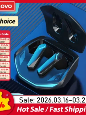 Choice Lenovo GM2 Pro TWS Wireless Headphones Earphone Bluetooth-compatible 5.3 Waterproof Sport Headset with Mic Long Endurance