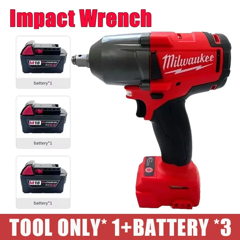 Milwaukee Brushless Cordless Electric Impact Hammer Drill Angle Grinder Electric Circular Saw With18v Battery Combo Kits Power - Image 30