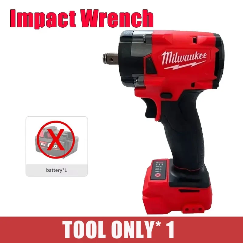Milwaukee Brushless Cordless Electric Impact Hammer Drill Angle Grinder Electric Circular Saw With18v Battery Combo Kits Power - Image 18