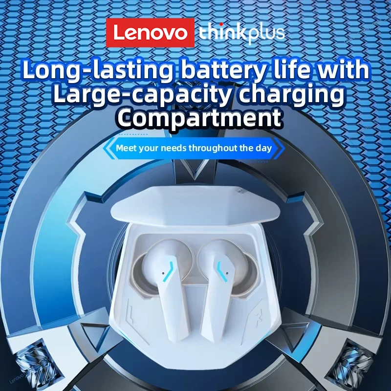 Choice Lenovo GM2 Pro TWS Wireless Headphones Earphone Bluetooth-compatible 5.3 Waterproof Sport Headset with Mic Long Endurance - Image 5