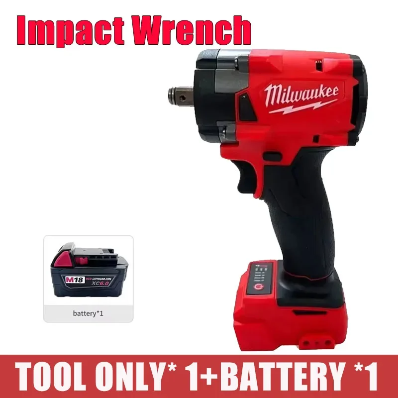 Milwaukee Brushless Cordless Electric Impact Hammer Drill Angle Grinder Electric Circular Saw With18v Battery Combo Kits Power - Image 19