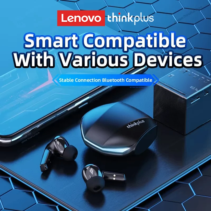 Choice Lenovo GM2 Pro TWS Wireless Headphones Earphone Bluetooth-compatible 5.3 Waterproof Sport Headset with Mic Long Endurance - Image 4