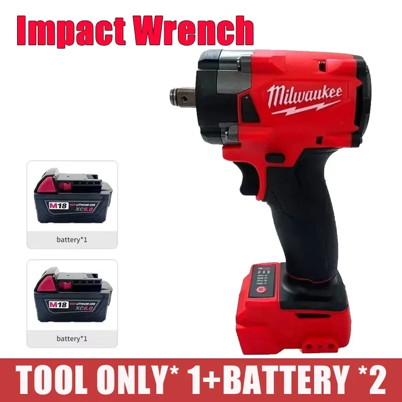 Milwaukee Brushless Cordless Electric Impact Hammer Drill Angle Grinder Electric Circular Saw With18v Battery Combo Kits Power - Image 20