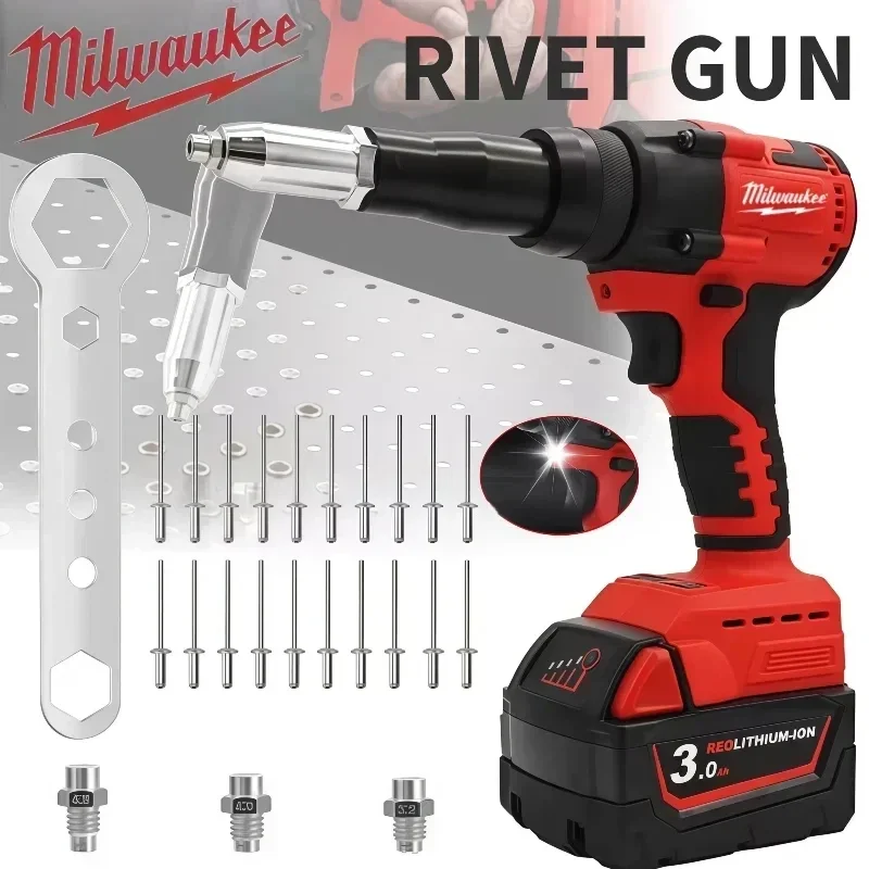 Milwaukee Brushless Cordless Electric Impact Hammer Drill Angle Grinder Electric Circular Saw With18v Battery Combo Kits Power - Image 3