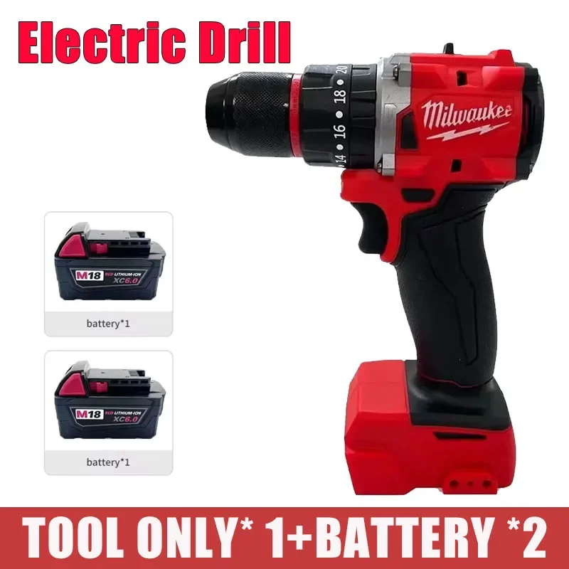 Milwaukee Brushless Cordless Electric Impact Hammer Drill Angle Grinder Electric Circular Saw With18v Battery Combo Kits Power - Image 23