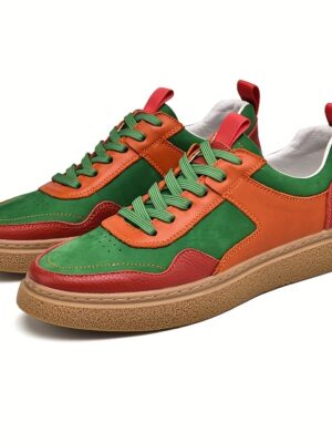 Zapatillas de skate casuales para hombre de la marca FCSHOU, zapatillas de skate transpirables, a la moda y de tendencia