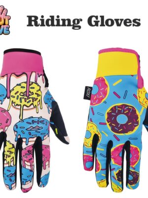 Guantes de exterior estilo dona ROXF, un par de guantes multifuncionales para mujer, adecuados para las estaciones de primavera, verano y otoño. Guantes especialmente equipados para carreras de ciclismo de montaña y motociclismo al aire libre. Muy adecuados como regalo de cumpleaños o festivo.